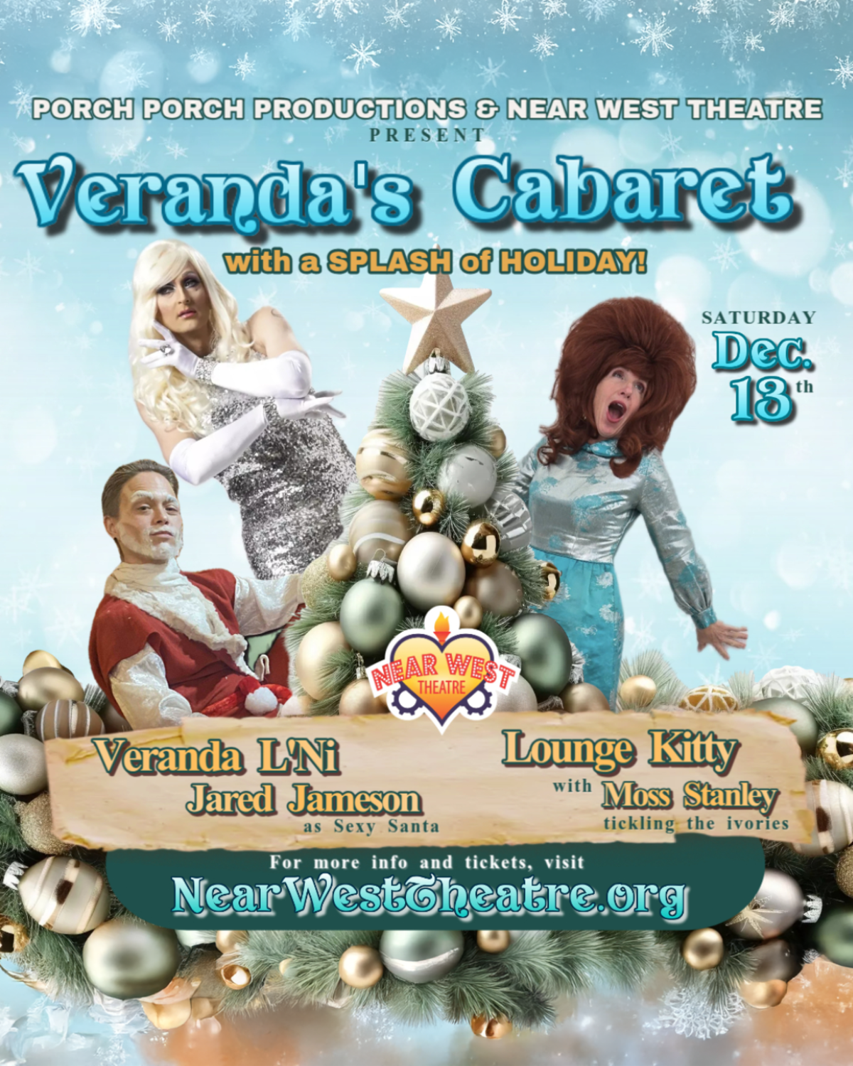 Veranda's Cabaret with a Splash of Holiday!